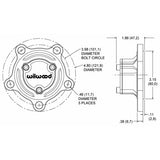 Wilwood 270-6733L Starlite 55 Lightweight Drive Flange, Five Bolt